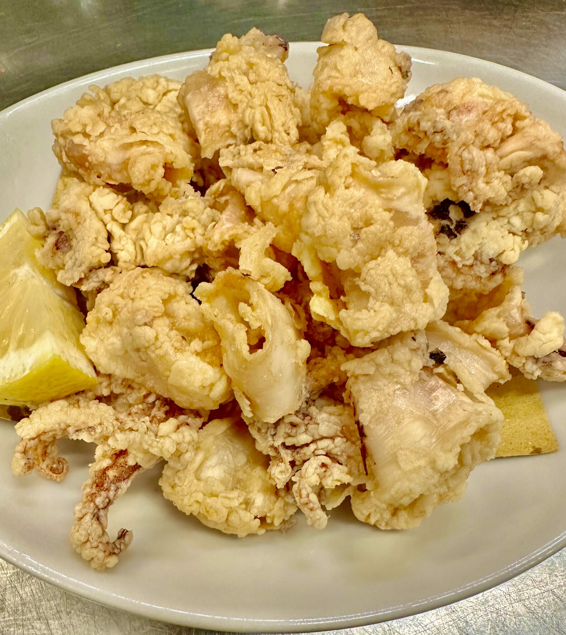 Frittura di Calamari del Ristorante Pesce di Ostia